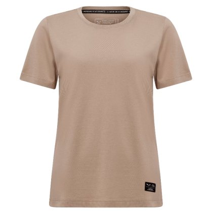 SALEWA EAGLE LOGO PATCH T-SHIRT W QUICKSAND TRIČKO