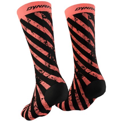DYNAFIT TRAIL SOCKS UNISEX GERBERA PINK PONOŽKY