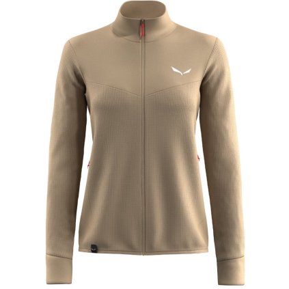 SALEWA WAFFLE HYBRID POLARLITE JACKET W BEIGE QUICKSAND MIKINA