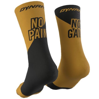 DYNAFIT NO PAIN NO GAIN SOCKS TOBACCO PONOŽKY