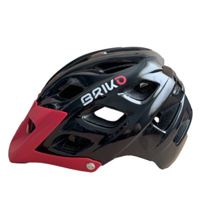 BRIKO 04 TEAM HELMET RED BLACK PRILBA