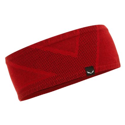 SALEWA PEDROC PRO SEAMLESS HEADBAND RED FLAME ČELENKA