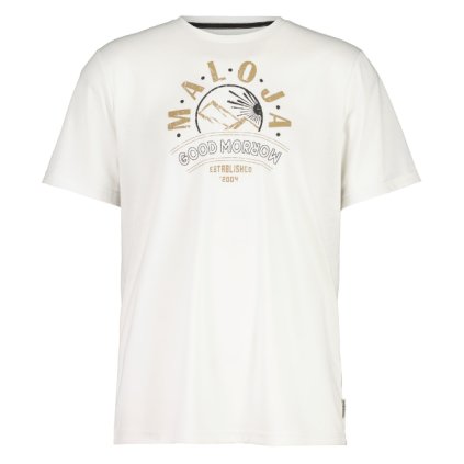 MALOJA SONNENKOPFM T-SHIRT M GLACIER MILK TRIČKO