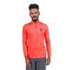 ROSSIGNOL HERO CLASSIQUE HALF ZIP BASELAYER M NEONRED MIKINA
