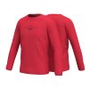 COLMAR PRINTED CREW-NECH STRETCH SKI FLEECE M RED MIKINA