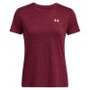 UNDER ARMOUR TECH TEXXTURED SSC W RED TRIČKO