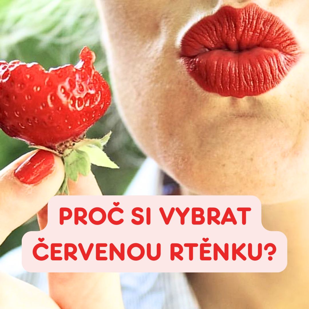 Proč si vybrat červenou rtěnku?