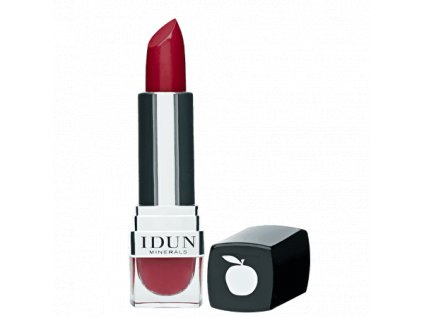 idun minerals minerální matná rtěnka sytě červený luxusní odstín pro sexy ženy Vinbär velkoobchod s přírodní kosmetikou Amande Lux