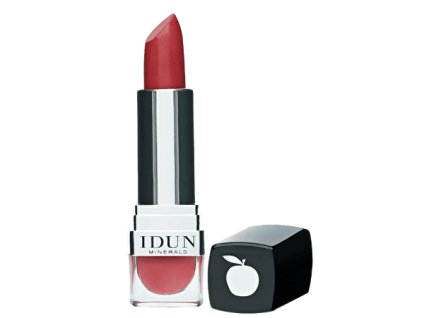 idun minerals minerální matná rtěnka Körsbär luxusní odstín pro sexy ženy