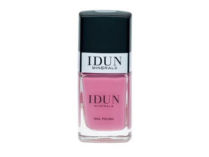 Minerální vegan lak na nehty krásný růžový odstín IDUN Nailpolish Stjarnsafir