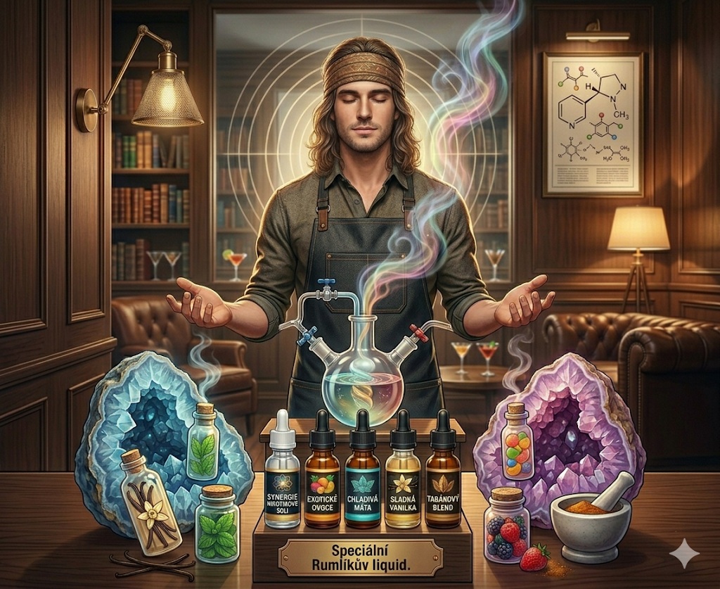 Video: Máte v rukách speciální Rumlíkův e-liquid