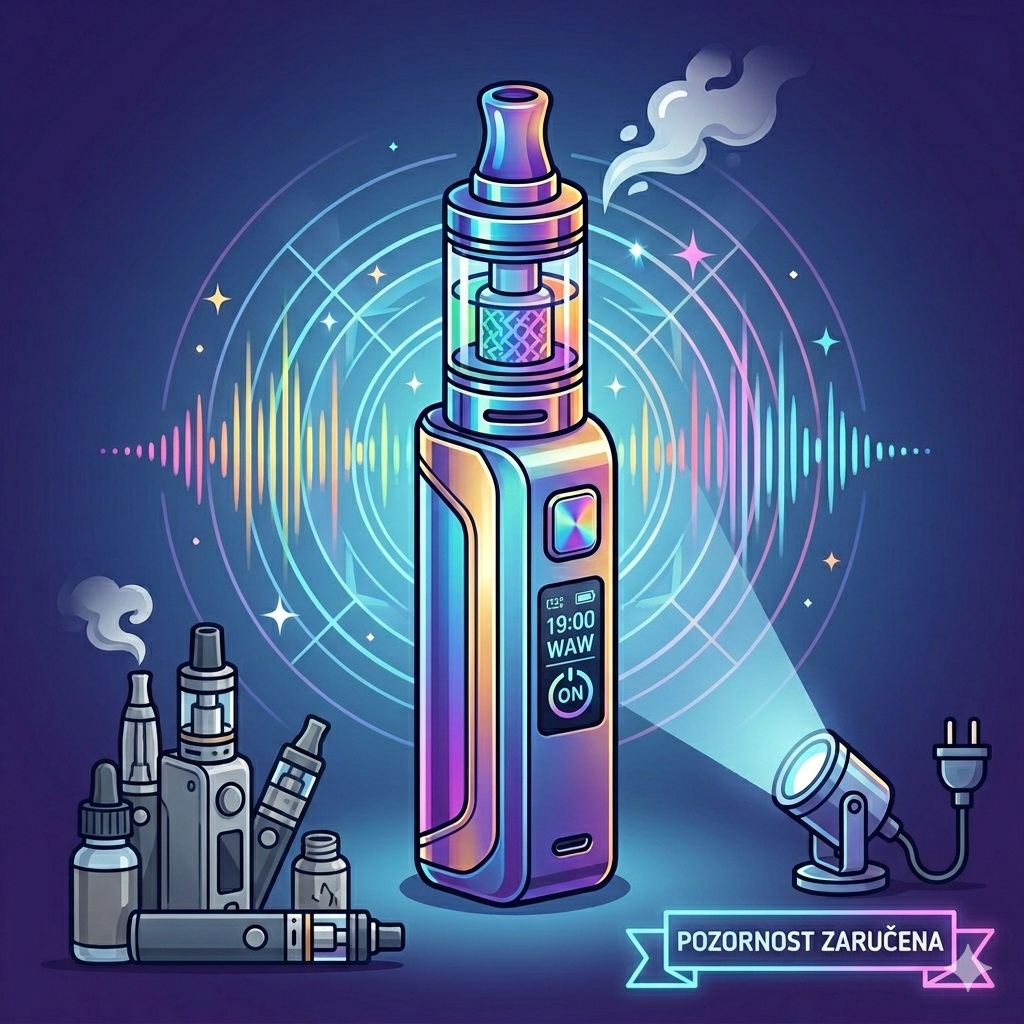 E-cigareta, která chce být vidět