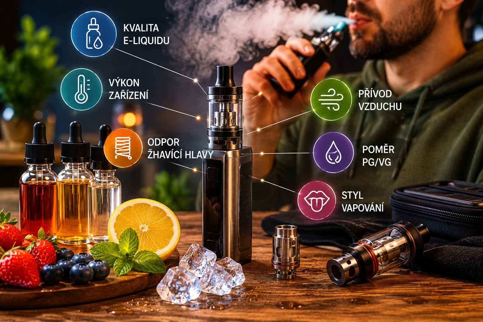 9 faktorů ovlivňujících chuť elektronické cigarety – znáte je všechny?