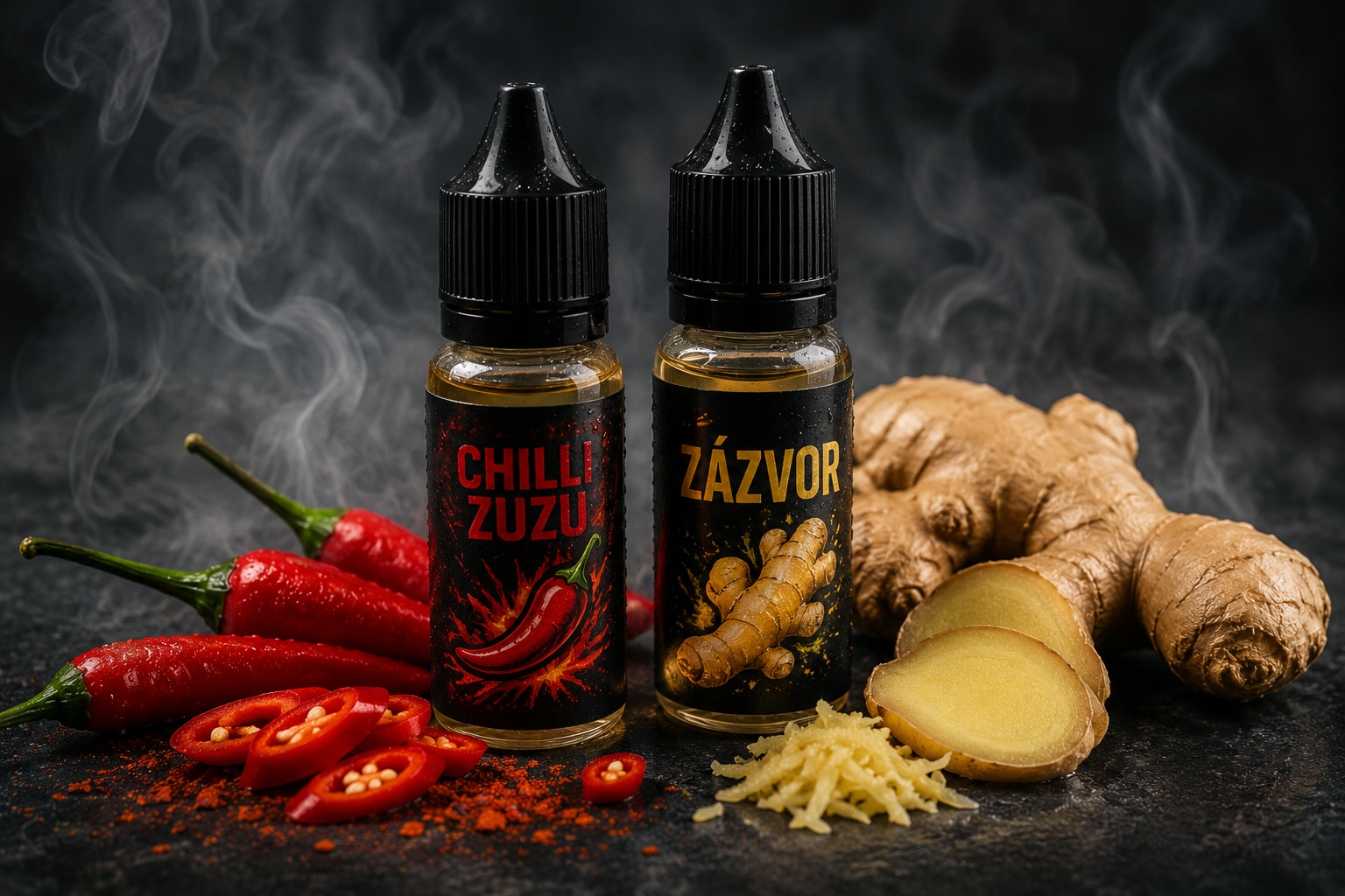 Nejšílenější příchuti e-liquidů: už jste zkoušeli chilli, žužu nebo zázvor?