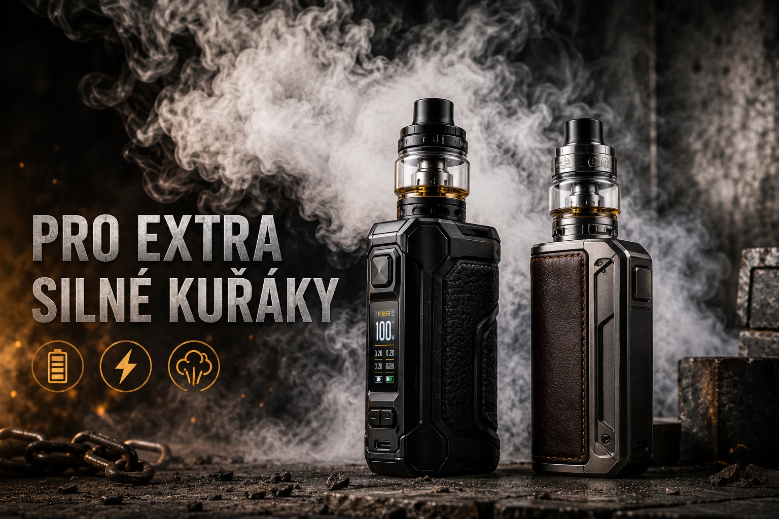 Vybíráme e-cigarety pro extra silné kuřáky: Tipy na stroje, které s vámi udrží krok