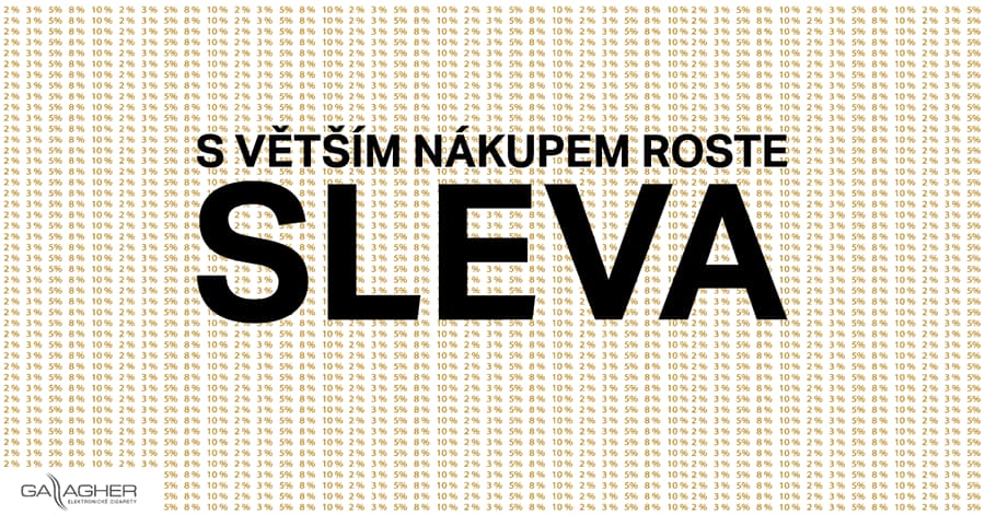 Nakupujte na Gallagher.cz a získejte až 10% slevu!