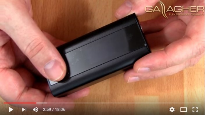 Videomanuál: E-cigareta Joyetech Cuboid TC 150W