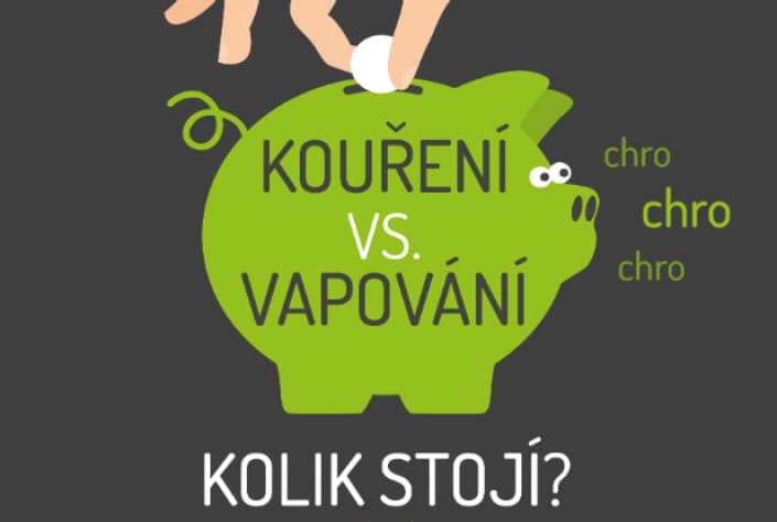 Kouření versus vapování – rozdíl pozná i vaše peněženka