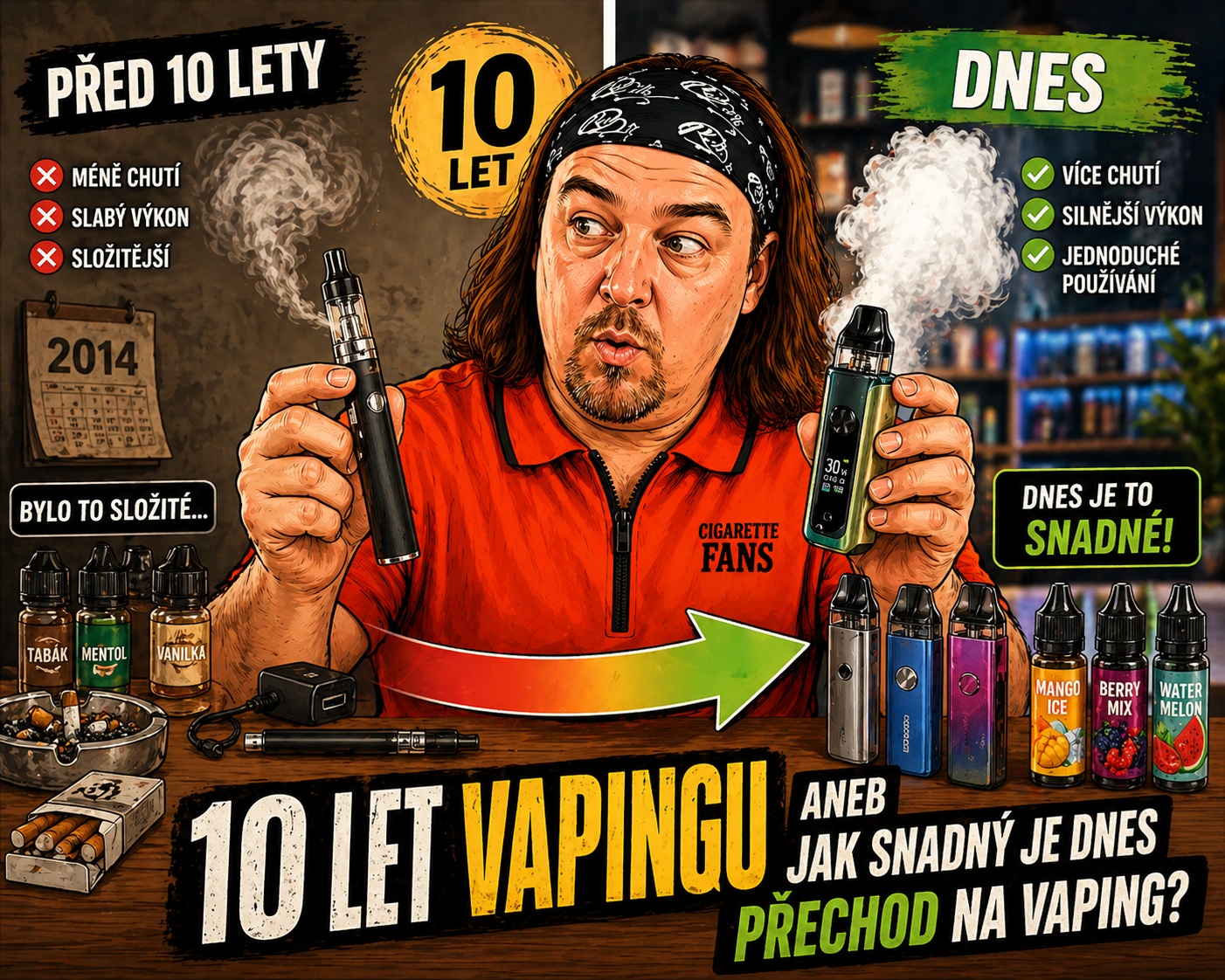 Video: 10 let vapingu aneb Jak snadný je dnes přechod na vaping
