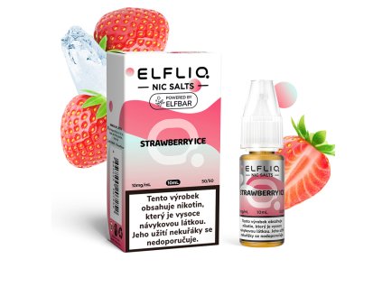 E Liquid Elfliq 10ml Strawberry ICE