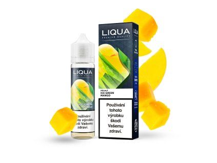 Příchuť 10ml LIQUA Mix&Go ICE Green Mango