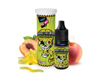 Příchuť Radioactive Worms – Juicy Peach s obsahem 10ml