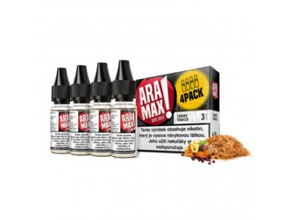 E-Liquid Aramax 4x10ml Sahara Tabacco vyrobené v ČR