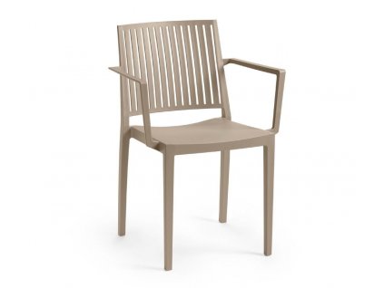 Křeslo BARS ARMCHAIR - taupe