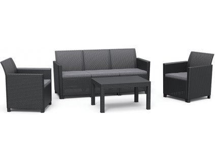 CLAIRE 5 SEATERS set  - grafit