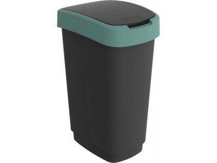 TWIST odpadkový koš 50L - krémově zelená