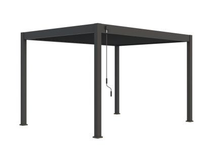 3x4 4 legs anthracite side view