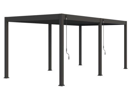 3x6 6 legs anthracite side view