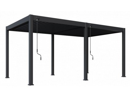 Bioklimatická pergola INTRO NEO 5,3x3 m, hliník a ocel - volně stojící