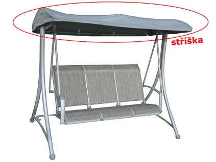 8528 hollywood zahradni houpacka kovova seda