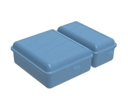 ROTHO Svačinový box FUN 1.05 + 0.55 L