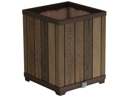 261033 deco square tall planter walnut 1