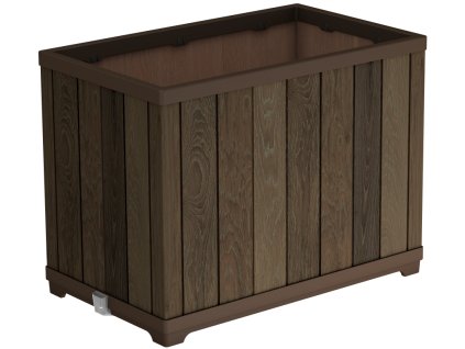 Květináč DECO RECTANGLE TALL WALNUT