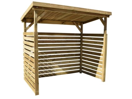 WEKA Dřevěný dřevník 663 (260 x 130 x 204 cm)