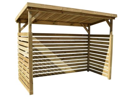 WEKA Dřevěný dřevník 663 (310 x 130 x 204 cm)