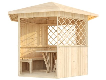 WEKA Dřevěný zahradní altán 233 (283 x 327 x 245 cm)
