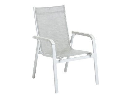 basic plus 0301202 5200 stapelsessel weiss matt hellgrau object