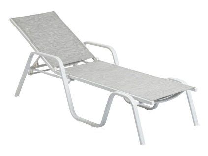 basic plus 0301214 5200 stapelliege weiss matt hellgrau object