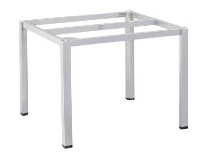 cubic 95x95x73 cm stribrna