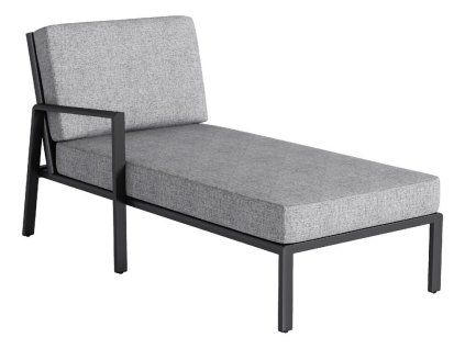 zenith 0303414 7710 chaise lounge links anthrazit matt hellgrau meliert object