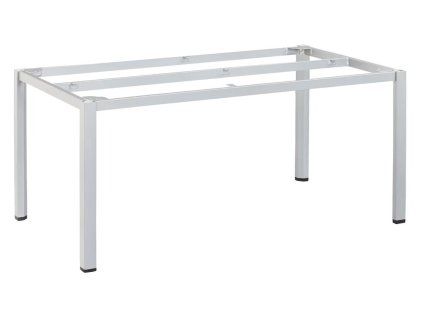 cubic 160x95x73 cm stribrna