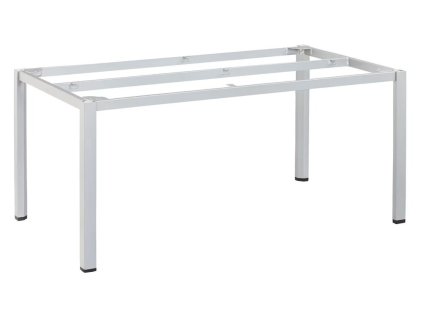 cubic 160x95x73 cm stribrna