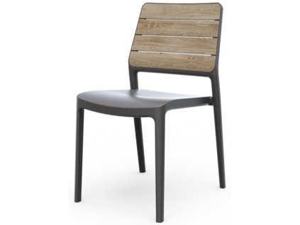 porto chair graphite ashwood