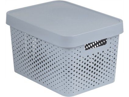 CURVER INFINITY DOTS box 17L - šedý