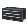 17199302 3 drawers system closed black