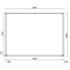 Bioklimatická pergola INTRO PLUS 4x3 m, hliník - do stěny